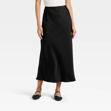 A New Day - Women's Maxi Slip A-Line Skirt - Size Medium