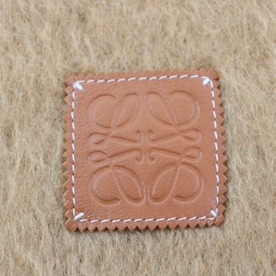 Loewe Anagram Leather Patch Mohair Wool Scarf - DUTY FREE | eBay