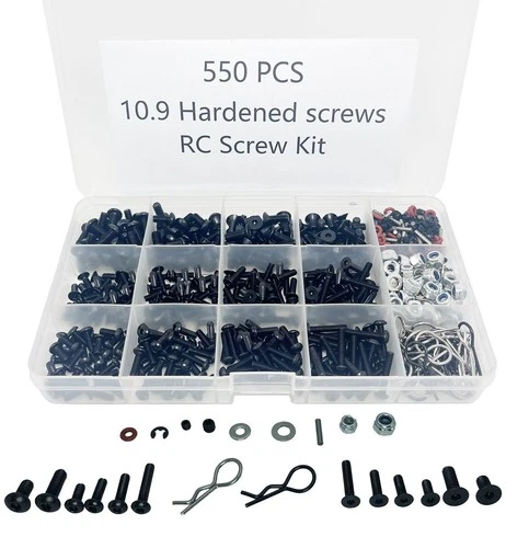1000Pcs Universal RC Screw Kit Screws Assortment Set, Hardware Fasteners for - Picture 1 of 4
