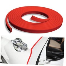 Car Door Edge Guards, Car Door Protector, 16.4Ft Rubber Edge Trim Seal Red