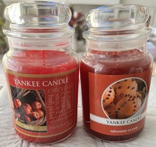 Yankee Candles Set Of 2 Units : Apple And Orange, America First Loved Candle