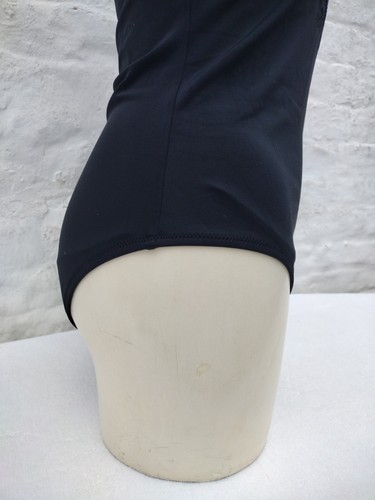 BODEN Scalloped Swimsuit Black Broderie Swim Swimming Costume S0354 Size 14 - Picture 11 of 14