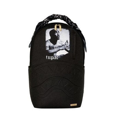 Sprayground 2pac Bandana Handle Backpack New Black SOLD OUT 4EVER on Site hiphop
