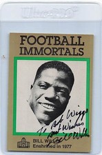 1985-88 Football Immortals #126 Bill Willis Signed Auto *L1451