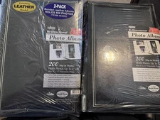 FACTORY SEALED Pioneer 3 Pack Bonded Leather Photo Albums Holds 400(4x6) #463000