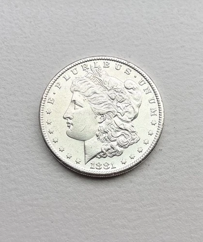 1881-S Morgan Silver Dollar $1 Coin In UNC Condition - High Value Coin!