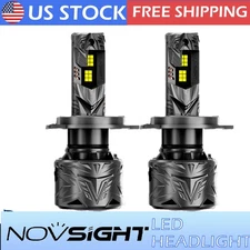 NOVSIGHT H4 HB2 9003 LED Headlight Bulbs Hi/Low 6500K 50000LM 240W Super Power