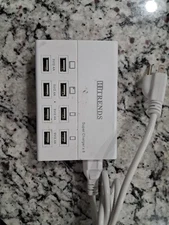 Hitrends Super Charger X8 – 8-Port USB Desktop Charging Station (5V/2.4A)