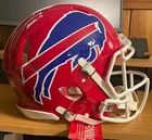 Josh Allen Autographed Buffalo Bills Authentic Throwback Helmet Witness Beckett