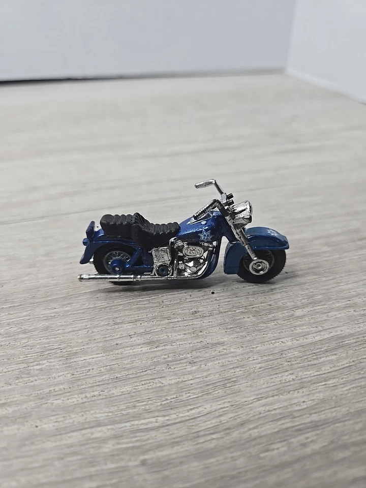 Matchbox Harley Davidson Sportster Met. Синяя рама 70 мм мотоцикл MB-50 - Изображение 2 из 4