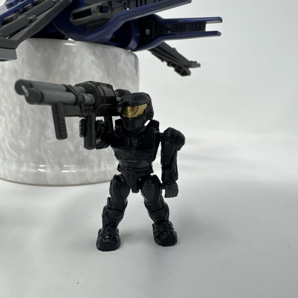 Halo Mega Bloks Orbital Banshee Blitz 97010 Incomplete Set With Instructions - Image 4 of 4