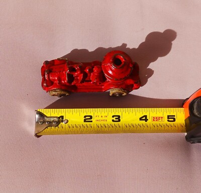 1920s Cast Iron Toy Fire Engine Pumper 222 Truck  by Arcade Original Paint 