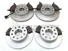 VW GOLF MK6 1.2 1.4 1.6 2009-2012 FRONT & REAR BRAKE DISCS AND PADS (CHECK SIZE)