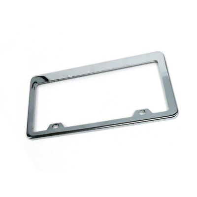 Licence Plate Frame Holder 2-Pack Chrome Stainless Steel License Plate Frames – With Screw Caps, Legal For All Vehicles Chrome Stainless Steel License Plate Cover - Foto 7