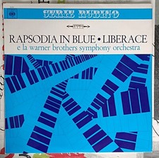 LP Rapsodia In Blue - Liberace e la Warner Brothers Symphony Orchestra 33 Giri