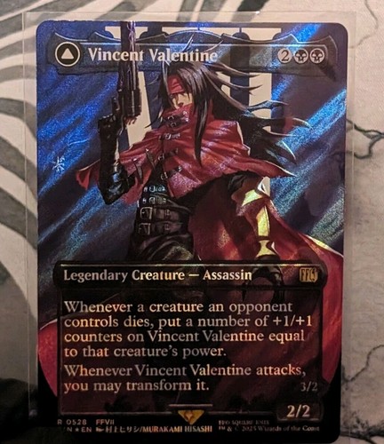 Final Fantasy Vincent Valentine (0528 - Borderless Surge Foil) Magic