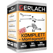 Auspuff für Audi A3 Sportback 1.9 TDi TD Schrägheck 2005-2008 Auspuffanlage*3787