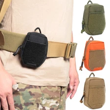 Tactical Pocket Keychain Pouch Mini Belt Gear Pouch for Key Credit Card Earphone
