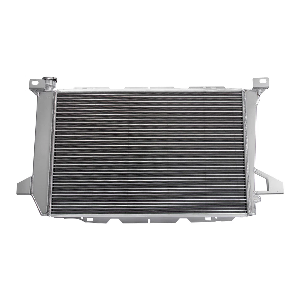 Aluminum 3 Row Radiator Fit 1985-1997 1991 Ford F-150 F-250 F-350 Bronco 4.9L L6 Foto 2 de 4
