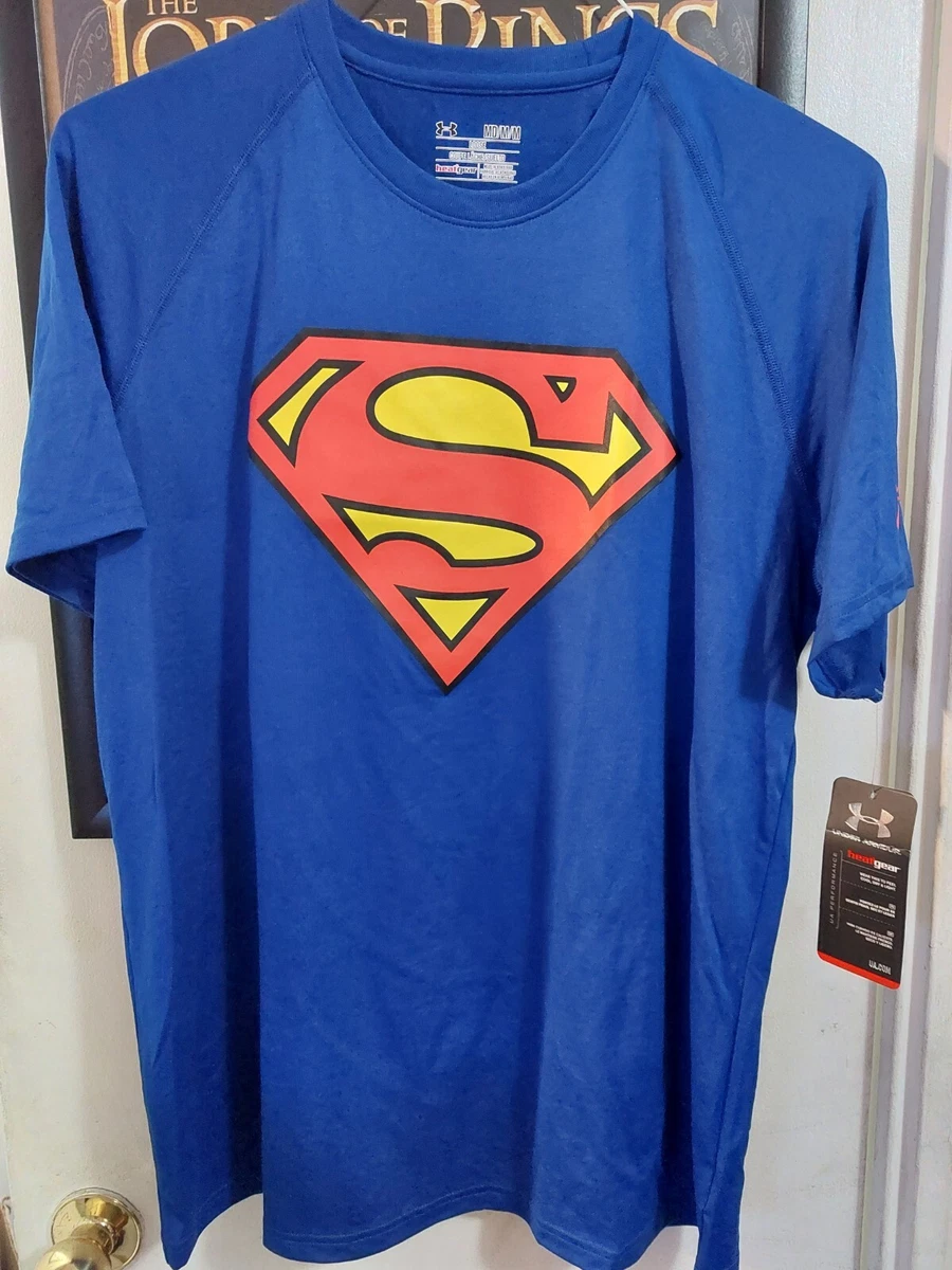 Under armour superman on sale shirt loose