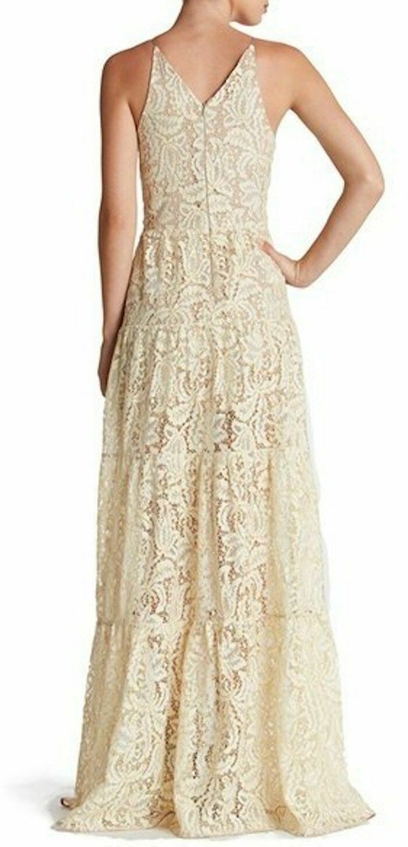 open lace back dress Dress the Population Women's Melina Sleeveless Plunge Neckline Fit and  Flare Maxi Dress, Black, XX-Small : Amazon.co.uk: Fashion main image 0