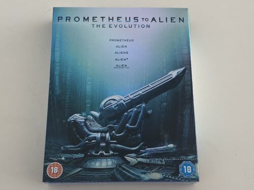 Rare Prometheus to Alien The Evolution 9 Disc Blu Ray Set SEALED - Afbeelding 1 van 11