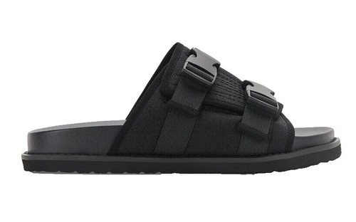 Oofos x FootJoy “triple black” slides 00s Size 10 Oofos Ooahh Black Recovery Slide Comfort Sandals Men main image 4