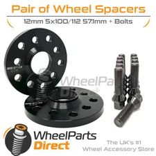 Wheel Spacers & Bolts 12mm for Skoda Octavia [Mk4] 19-22 On Aftermarket Wheels