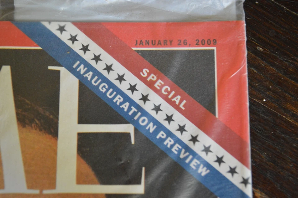TIME MAGAZINE OBAMA INAUGURATION PREVIEW GREAT EXPECTATIONS 2009 SEALED - Image 2 of 3