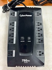    CYBERPOWER 750 VA AVR POWER SUPPLY 12 OUTLET AVRG750LCD