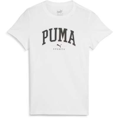 Puma Squad T-Shirt Kinder 13-14 Jahre Unisex weiß PE Schule Sport Tee neu mit Etikett UVP24