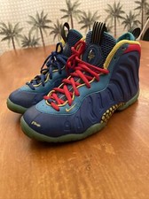 NIKE Little Posite One 'Multi-Color' Shell DQ0376-400 Size 3.5Y 3.5 Youth