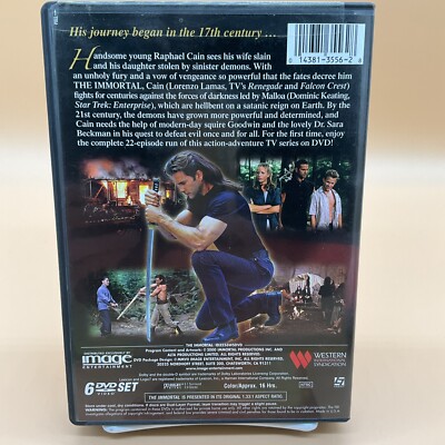 The Immortal: The Complete Series DVD OOP Lorenzo Lamas 2000