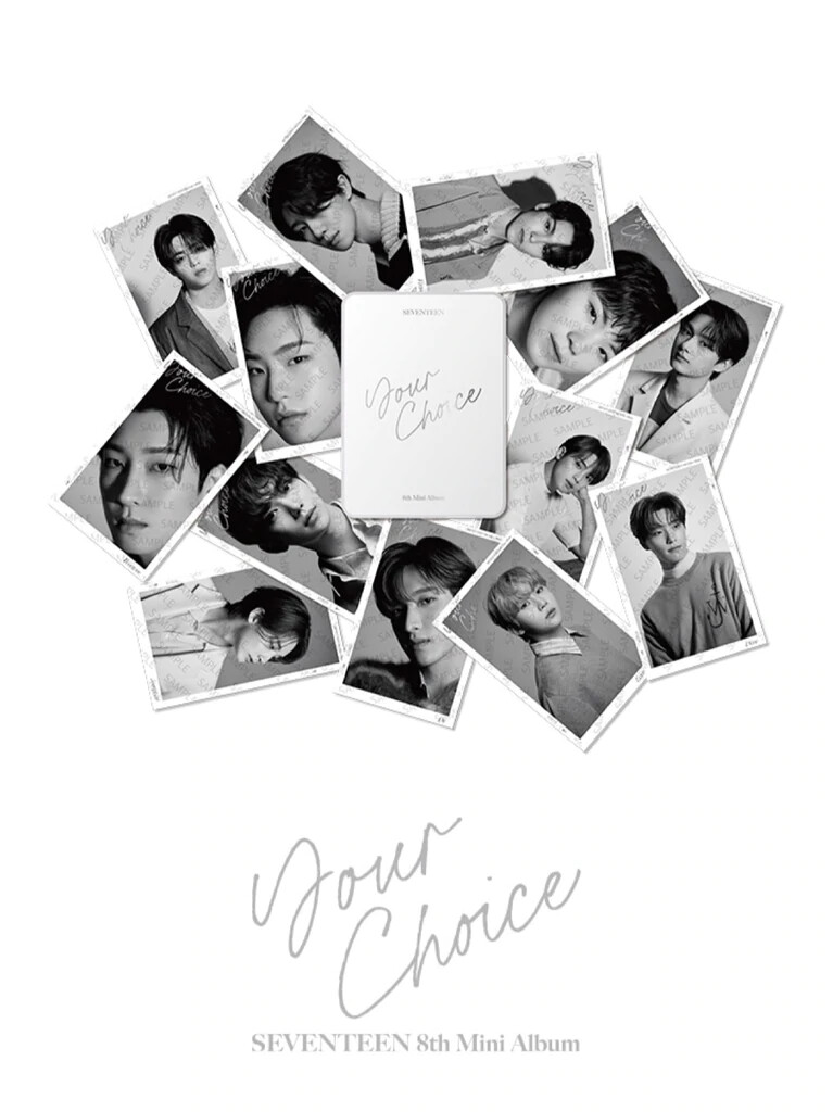 アイドル your choice INSTANT PHOTO CARD SET SEVENTEEN 8th Mini Album Your Choice MD Instant Photocard