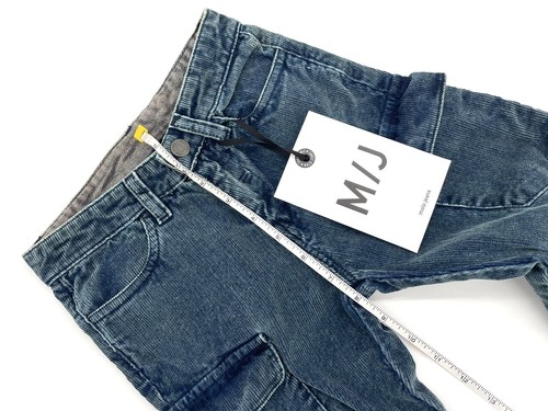 NWT Molo Corduroy Cargo Jogger Pants in Navy Blue 6 - Picture 3 of 13