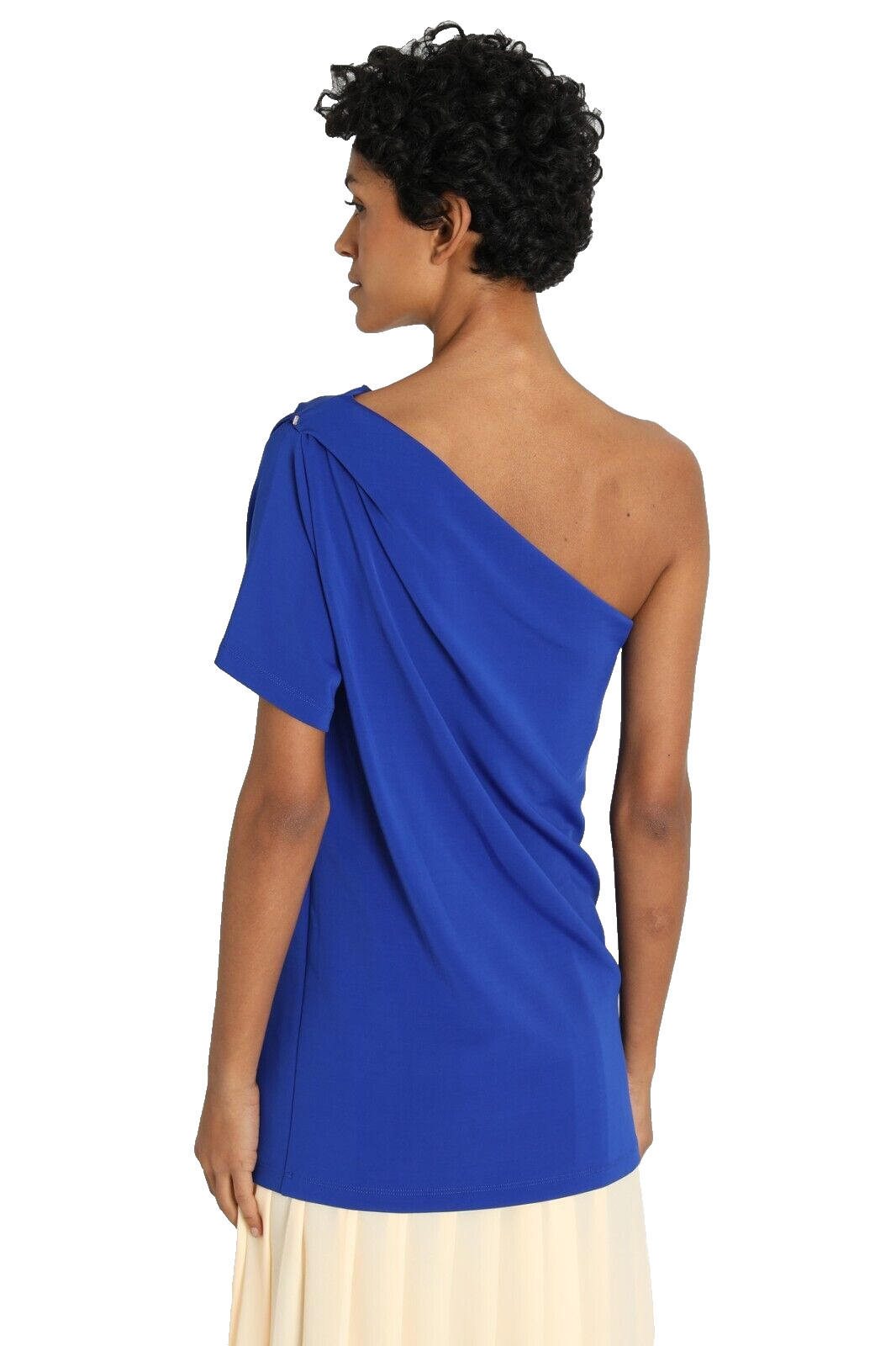 🌟 MAX MARA   One-shoulder jersey top 'Clima'   size L   RRP €275 image 6
