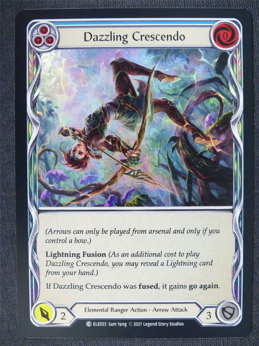 Dazzling Crescendo C Foil Blue 1st Ed Tales of Aria Flesh and