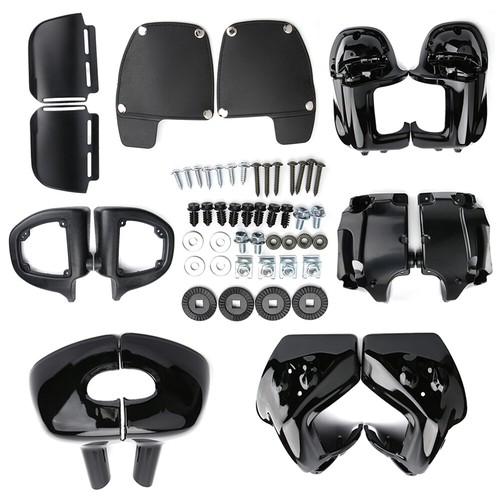Guantera carenados de pierna con ventilación inferior para Harley Touring FLTR FLHR Street Glide - Imagen 2 de 17