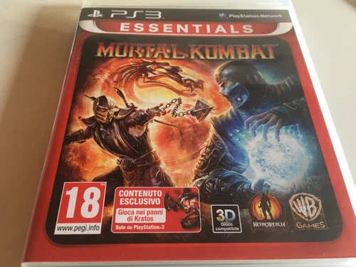 ps3 PlayStation 3 video game MORTAL KOMBAT ESSENTIALS ITA