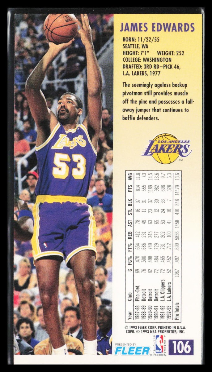 NBA JAM SESSION CD 激レアカード付き 1994-95 NBA Jam Session James Edwards #106 | eBay