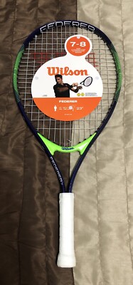 Wilson FEDERER Kids Ages 7-8  junior tennis racket 3 5/8'' grip 23'' length. NWT