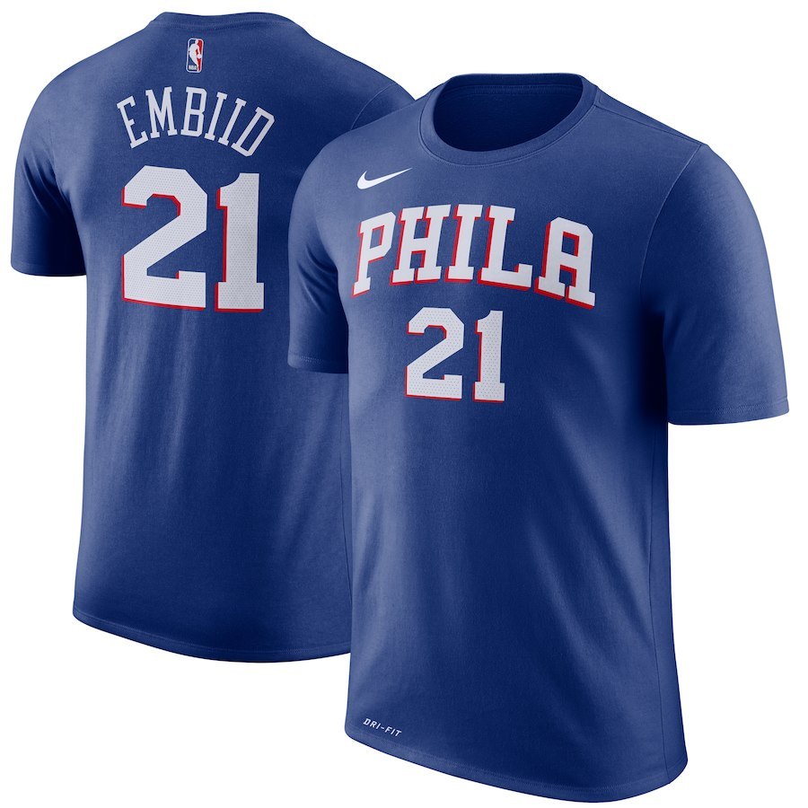 Joel Embiid Philadelphia 76ers Nike Player Name & Number T