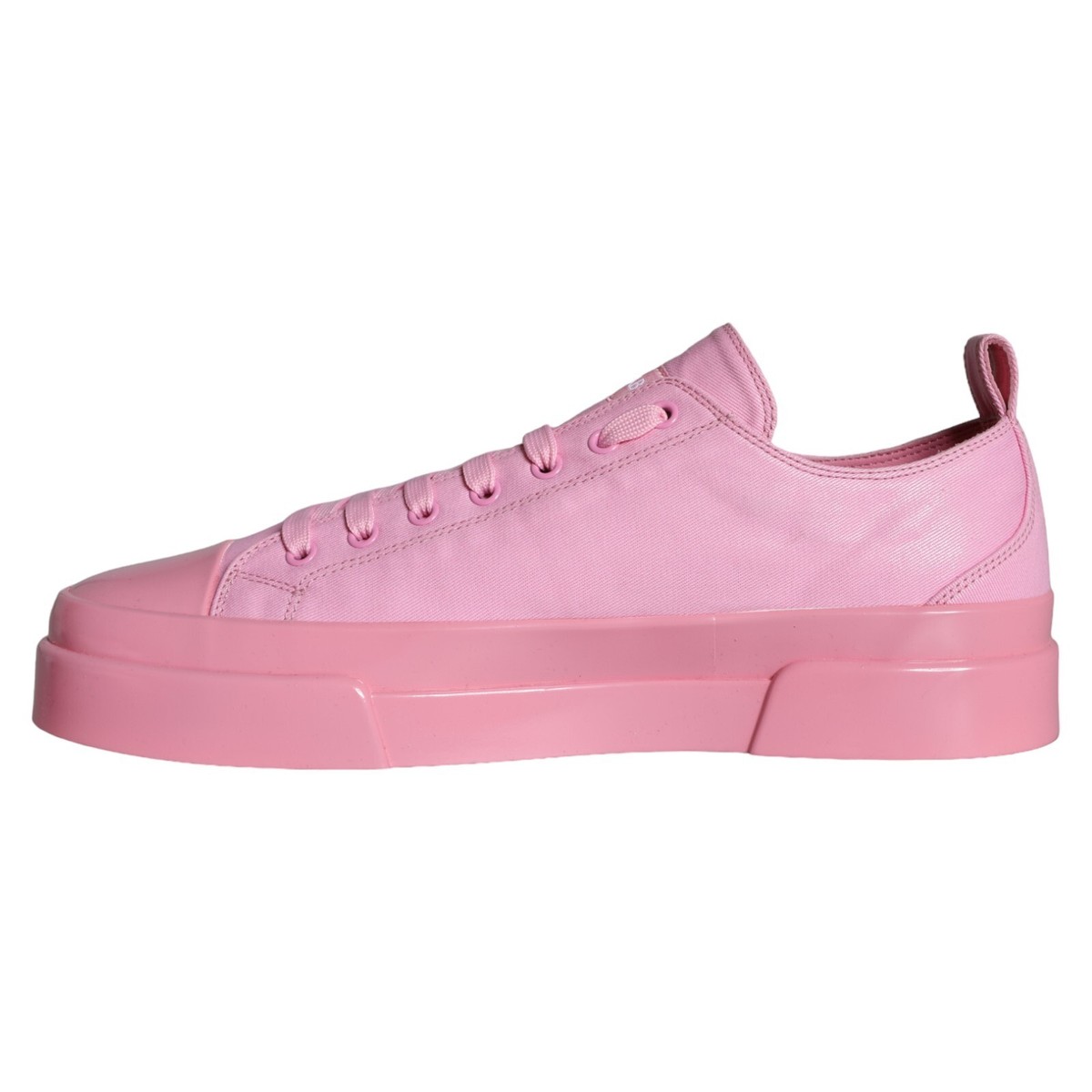 DOLCE & GABBANA Shoes Sneakers Canvas Pink Low Top Logo DOLCE & GABBANA Shoes Sneakers Canvas Pink Low Top Logo