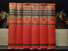 Abraham Lincoln Complete Set of 6 Vol., Carl Sandburg Sangamon Edition 1926-1939