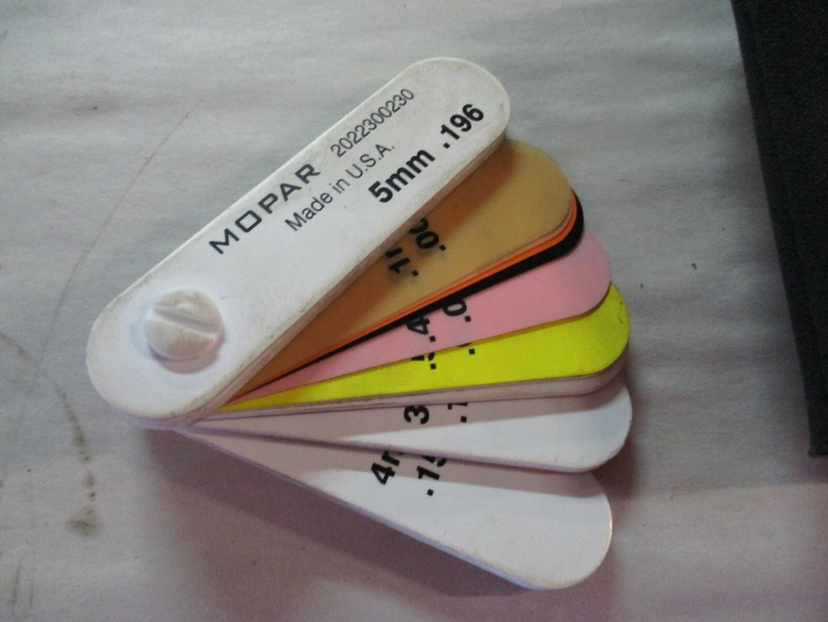 MILLER TOOL 2022300230 NON-METALLIC CLEARANCE MEASUREMENT GAUGES 