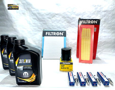 KIT TAGLIANDO + CANDELE LANCIA MUSA YPSILON 843 312 1.2 1.4 BENZINA SELENIA 5W40