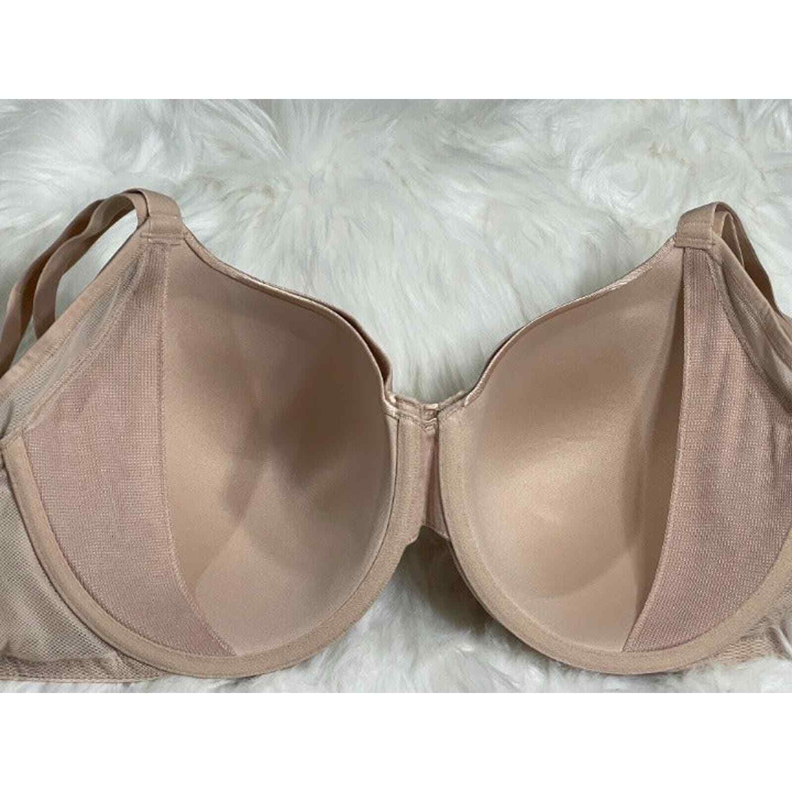 5 Breezies Smooth Radiance Underwire T-Shirt Bras Size 48B Beige/Nude #A350858 image 5