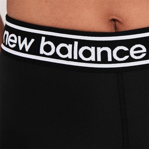 New Balance Core run Logo Waistband Capri Tights Black Size 8 XS RRP £40 - Picture 4 of 4