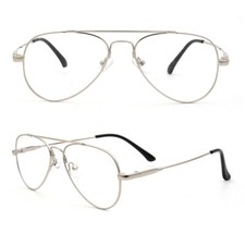 Pilot Memory Metal Glasses Frames Men Women Fashion Retro Eyeglasses Flexible