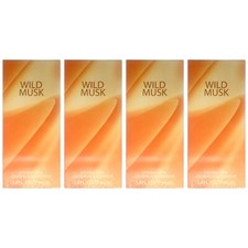 Pack of 4 New Coty Wild Musk By Coty For Women. Cologne Spray 1.4-Ounces